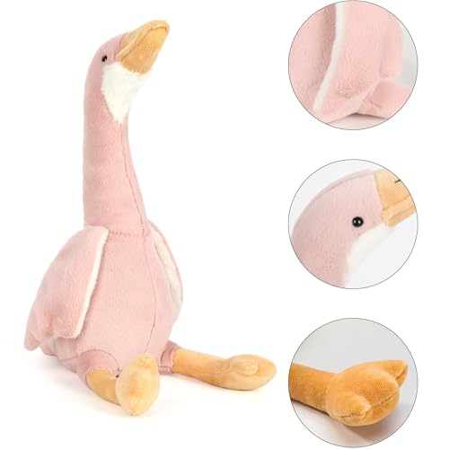Soft Goose Stuffed Animal Plush Toy - 19.7 Inch Pink Pillow