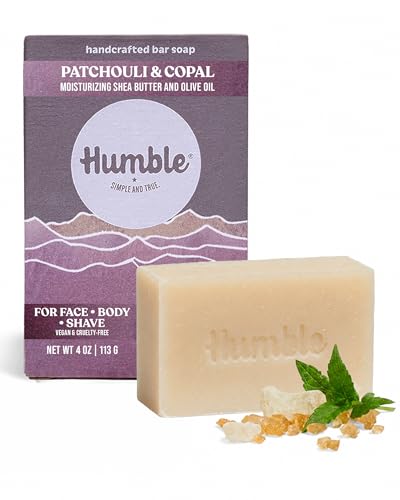 Humble Patchouli & Copal Moisturizing Face & Body Bar Soap 4oz - Pack of 1