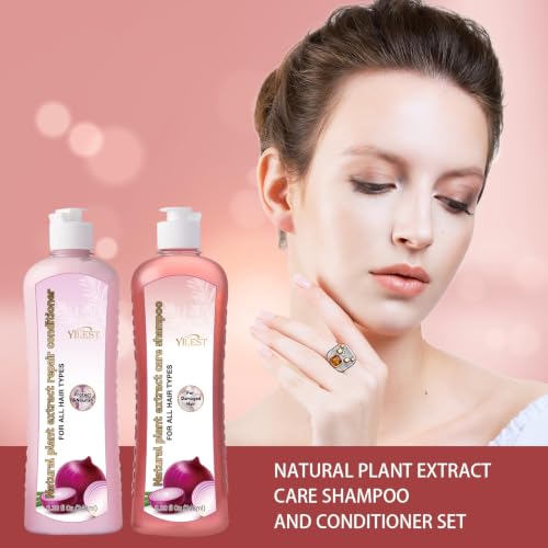 Natural Onion & Rosemary Hair Growth Shampoo & Conditioner Set for Thinning Hair