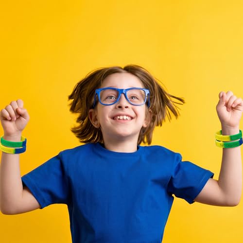 36 Pack Welcome to 1st Grade Silicone Bracelets - Colorful Wristbands for Back to School