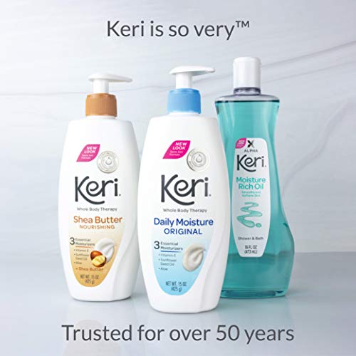 Keri Whole Body Therapy Moisturizer 20 Oz (Pack of 2) - with Vitamin E & Aloe