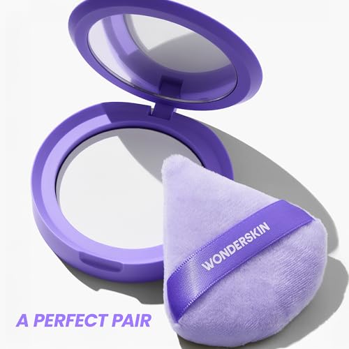 Wonderskin Velour Makeup Puff for Perfect Powder Application
