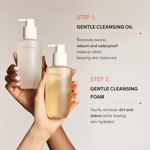 Sulwhasoo Gentle Cleansing Foam - Hydrating Korean Facial Cleanser for All Skin Types