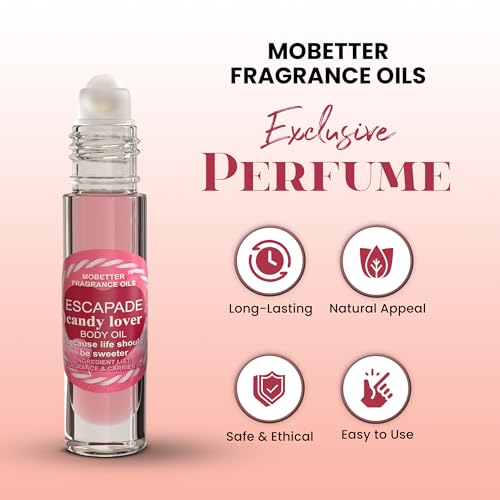 Escapade Candy Lover Perfume Oil - 10ml Roll-On by Mobetter Fragrance Oils