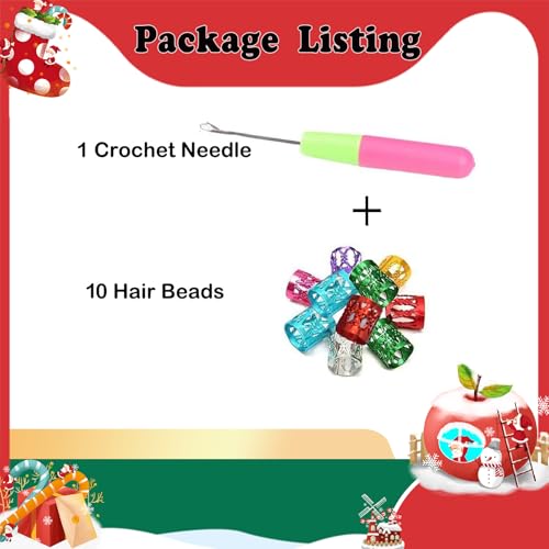 16 Inch Pre-Twisted Passion Twist Crochet Hair - 8 Packs Natural Black