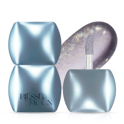 BLESSED MOON Veil Mood Lip Gloss 00 Dawn Black - High-Shine Pearl