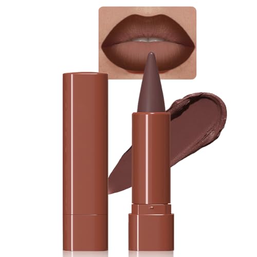 BINGBRUSH Dark Brown 2-in-1 Lip Liner & Matte Lipstick - Variation 1pc-05#