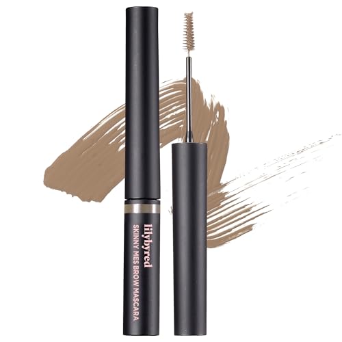 lilybyred Skinny Mes Brow Mascara - 1.5mm Precision Brush, Taupe Brown