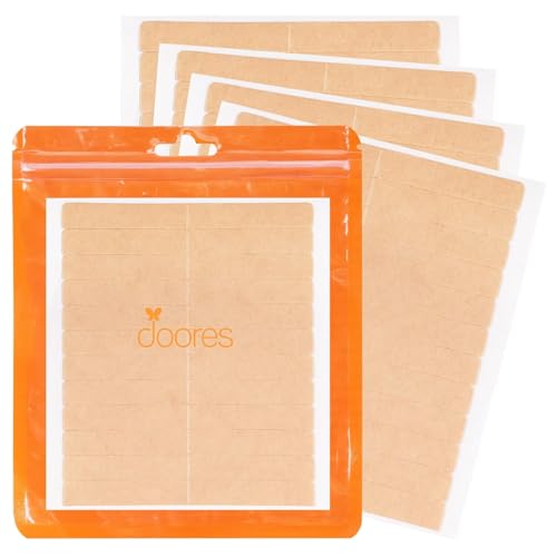 DOORES Hair Extension Tape Tabs - 48 Pcs Invisible Double Sided Adhesive