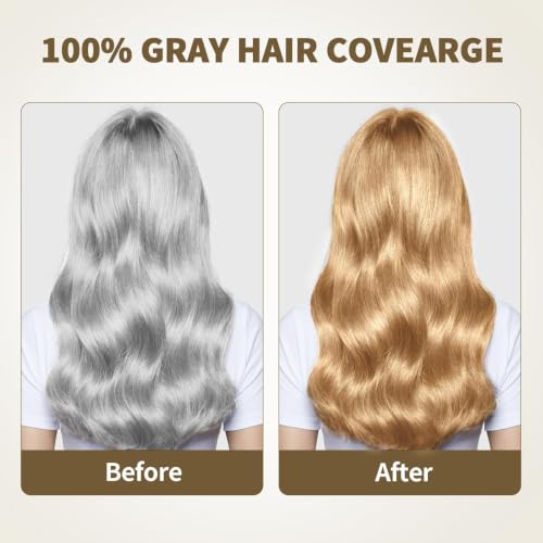 Farndu Luxury Blonde Hair Dye Shampoo for Gray Hair Coverage