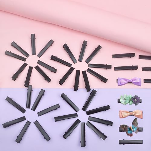 100pcs Alligator Hair Clips - Durable Metal Hairpins for Styling