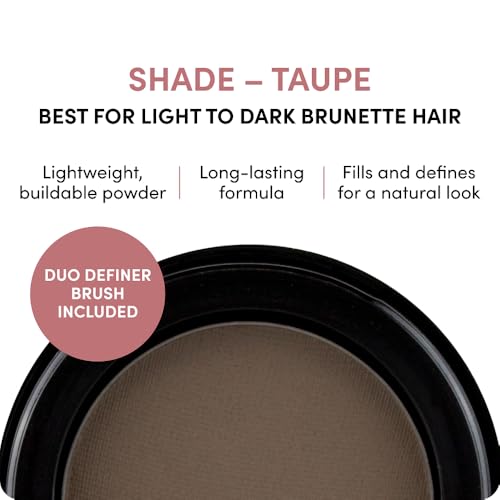 Billion Dollar Brows Eyebrow Powder Taupe - 1 Pan + Brush