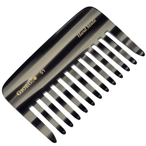 Giorgio G51 Graphite Wide Tooth Comb 3 Pack for Curly Hair