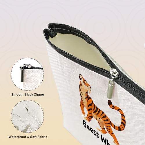 VICBOU GuessTiger Cute Tiger Makeup Bag for Women & Girls