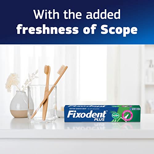 Fixodent Plus Scope Precision Hold & Seal Denture Adhesive Cream, 2 oz