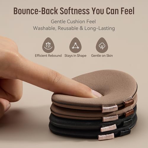 GloréBrochas Makeup Sponge Set - 4 Pack Dual-Sided & Latex-Free