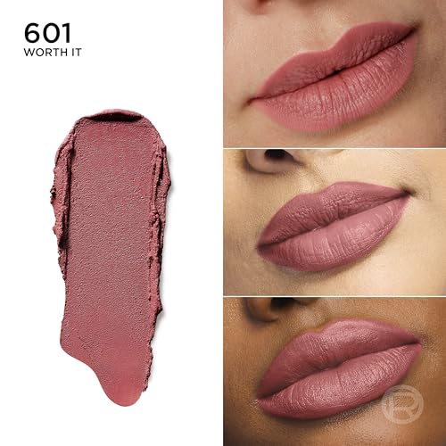 L'Oreal Paris Colour Riche Blurred Matte Lipstick - Moisturizing Formula with Argan Oil & Vitamin E