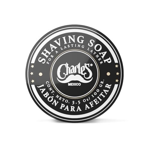 Charles Premium Shaving Soap with Bergamot & Menthol - 3.5 Oz
