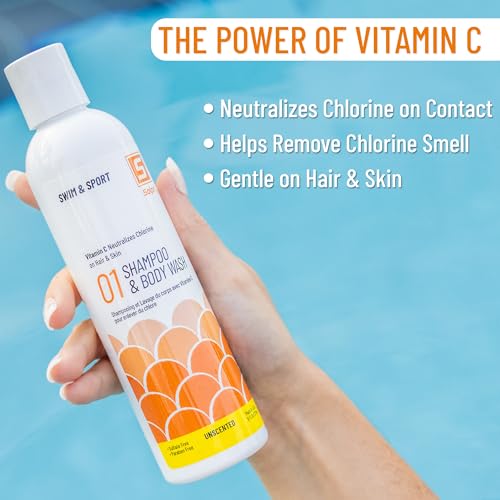 Vitamin C Swim Shampoo & Body Wash for Chlorine Removal