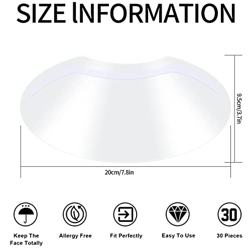 50 Pcs Eyebrow Shower Face Shields - Eyelash Extensions Protector