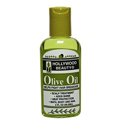 Hollywood Beauty Olive Oil 2oz Hair & Skin Moisturizer with Natural Nourishing Properties