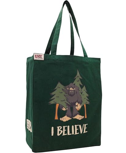 Lazy One Reusable Canvas Tote Bag for Shopping & Travel