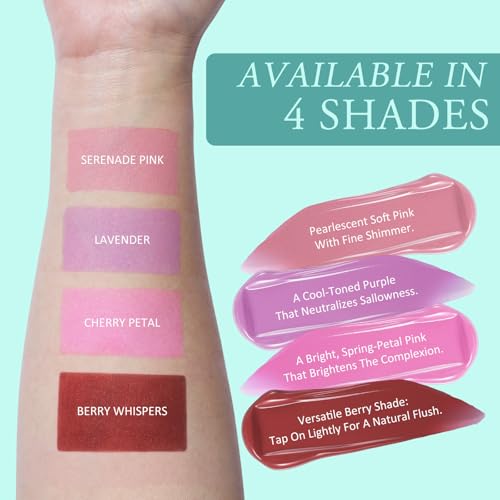 UCANBE Dual-Ended Liquid Blush Lavender - Seamless Buildable Cheek Tint