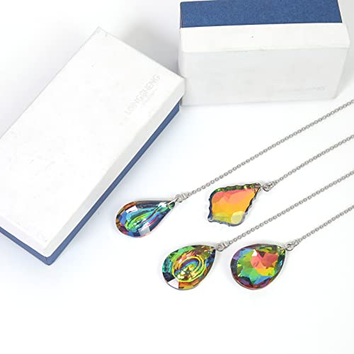 Crystal Pull Chain Extension for Ceiling Fans - 4 Pieces