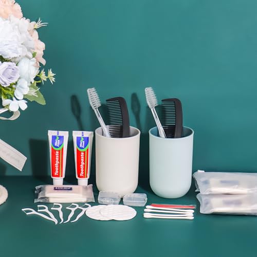 5 Sets Personal Hygiene Kit - Disposable Toothbrush, Toothpaste, Soap & Floss