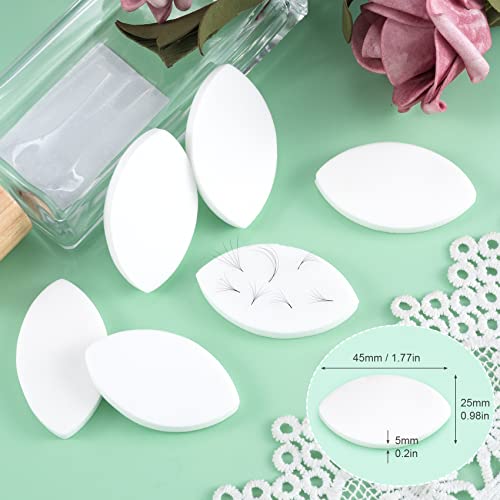 30Pcs Eye Shaped Practice Sponges for Eyelash Extension Training