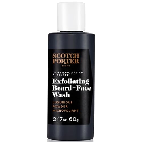 Scotch Porter Daily Exfoliating Beard Wash & Face Cleanser - 2.17 oz