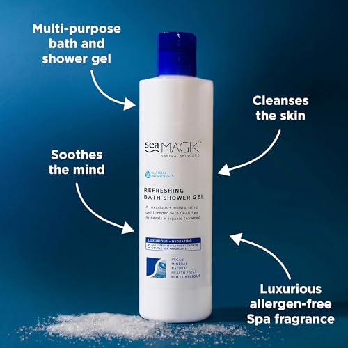 Sea Magik Eczema & Dry Skin Body Wash - Hydrating Dead Sea Mineral Gel