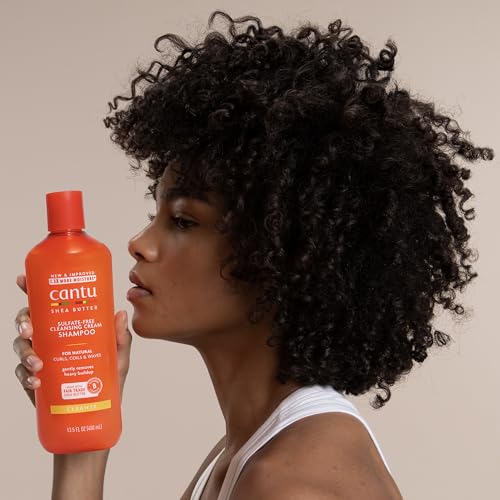 Cantu Sulfate-Free Shea Butter Cleansing Cream Shampoo 13.5 oz - Natural Hair Care