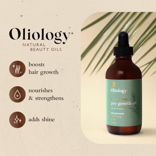 Oliology Hair Oil with Biotin & Herbal Extracts - Nourishing, Shine-Enhancing Treatment, 4 Fl Oz