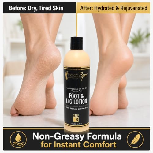 Warming Foot & Body Massage Lotion - Peppermint Eucalyptus, 16 oz