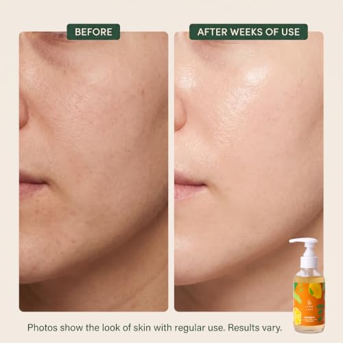 Luma & Leaf Vitamin C Brightening Enzyme Face Wash - Gentle Exfoliating Gel