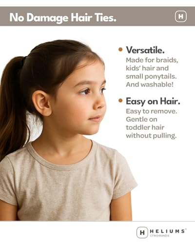 Heliums No Damage Mini Hair Ties - Medium Blonde, 30 Count