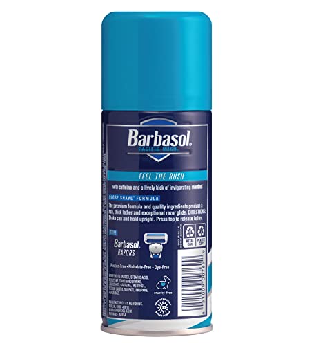 Barbasol Pacific Rush Shaving Cream 7oz - 3 Pack