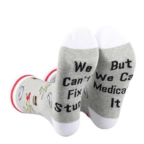 PXTIDY Pharmacist Socks 2 Pairs - We Can Medicate It Gift