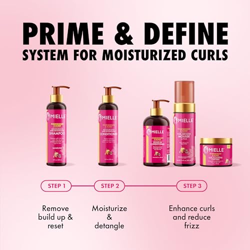 Mielle Organics Pomegranate & Honey Curl Cream for Type 4 Hair - 12 oz
