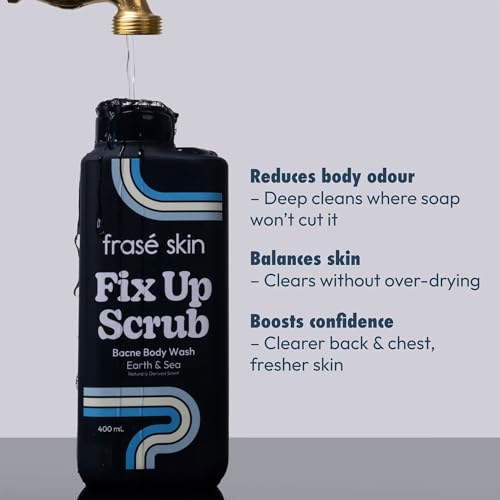 Frasé Skin Fix Up Exfoliating Body Wash for Acne, KP & Ingrown Hairs, 13.5oz
