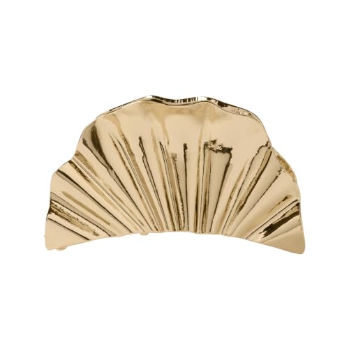 The Hair Edit Golden Hour Gold Claw Clip for Women - Elegant, Strong Non-Slip Hair Accessory