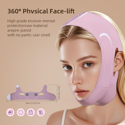 V-Line Chin Strap for Sleep & Yoga - Reusable Jaw & Face Shaping Band