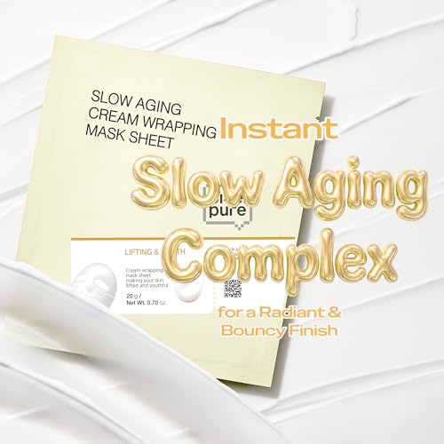 PIXELPURE NAD+ Slow Aging Cream Sheet Mask - Firming & Hydrating K-Beauty