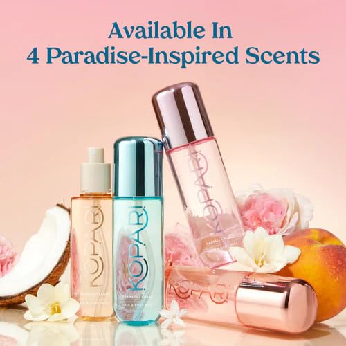 Kopari Hair & Body Mist - Kaanapali Coast Coconut & Vanilla Scent | Long-Lasting 4 oz Spray