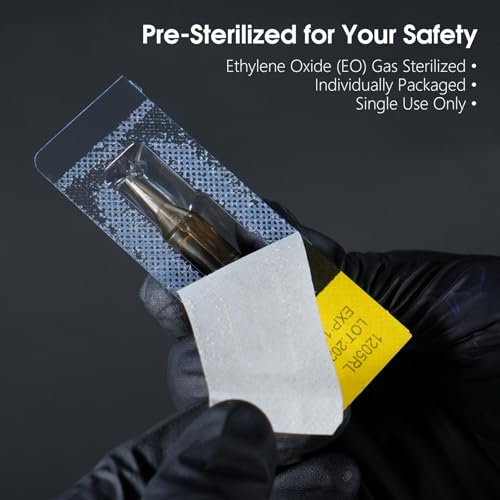 Ambition Premium 1223RM Disposable Tattoo Needles 20Pcs - Curved Magnum