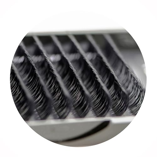 EMILYSTORES 12mm D Curl Individual Eyelash Extensions, 0.25mm Thickness