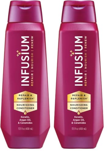 Infusium Moisturize & Replenish Conditioner, 13.5 Fl Oz (Pack of 2)
