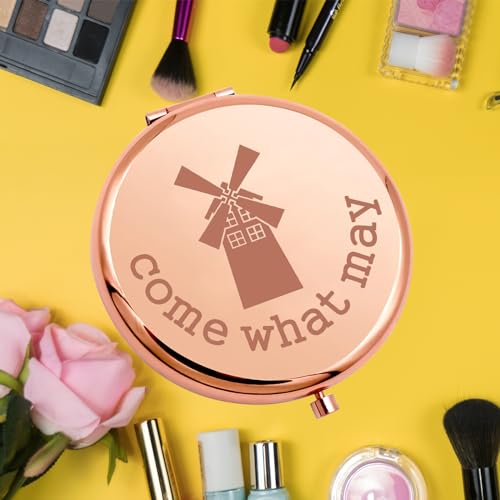 KEYCHIN Moulin Rouge Musical Compact Makeup Mirror - Come What May-RG