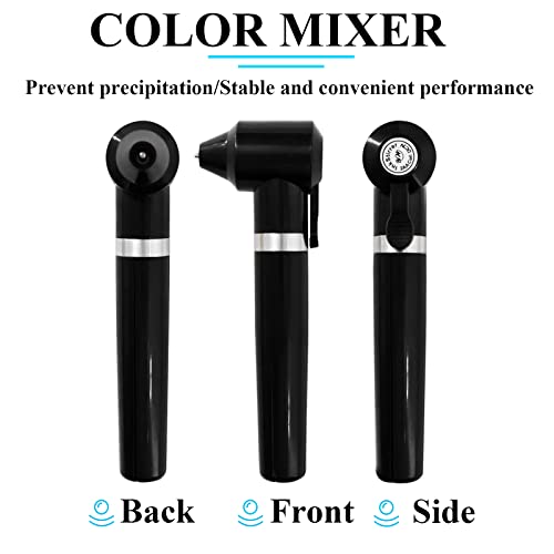 Yugui Tattoo Ink Mixer Machine Kit with 100 Disposable Mixing Sticks – Portable, High-Speed Pigment Stirrer